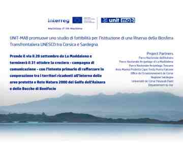 28.09.25: parte da La Maddalena la promozione di UNIT-MAB