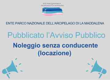 Avviso Pubblico Noleggio senza conducente (locazione) 2026