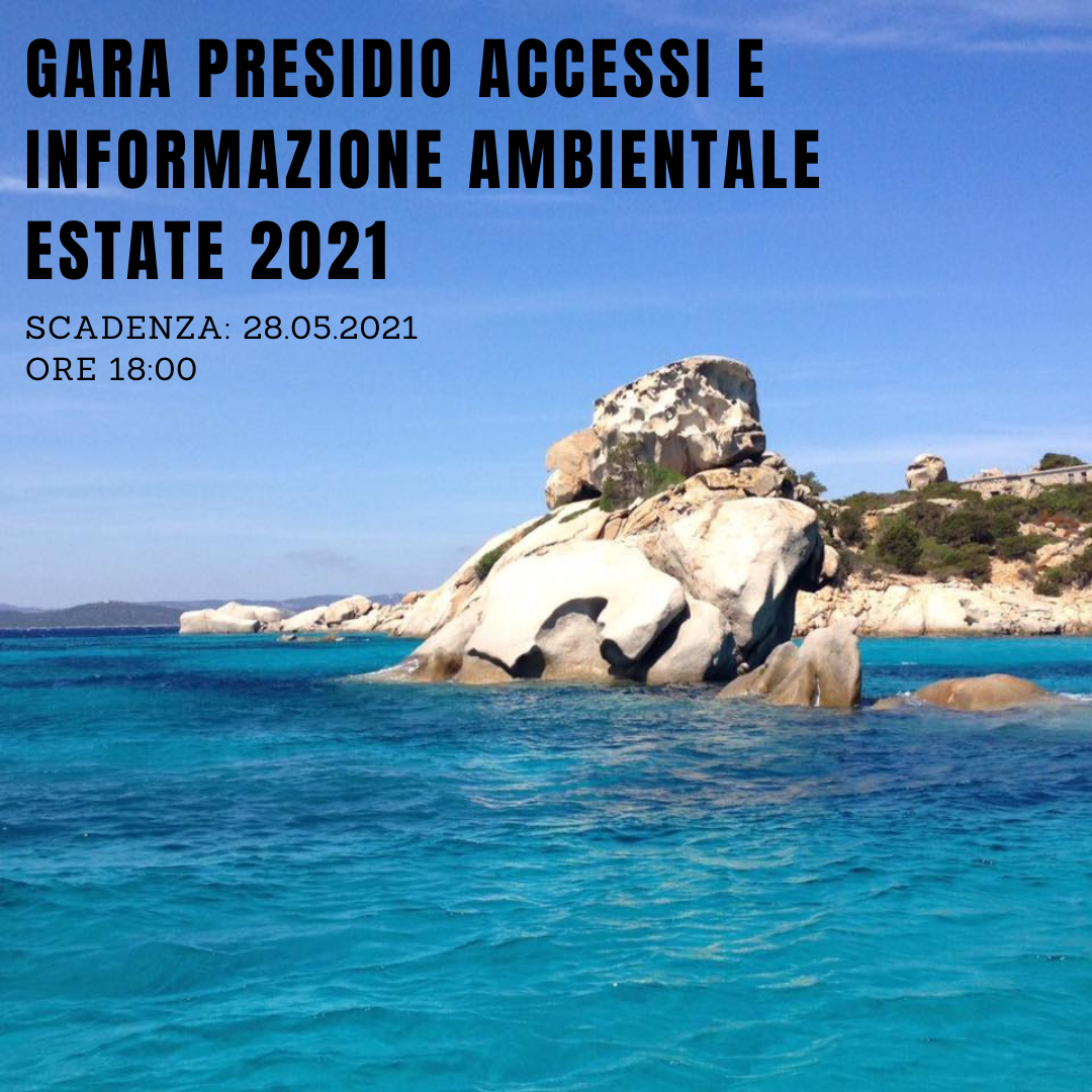 GARA ACCESSI E INFORMAZIONE AMBIENTALE - ESTATE 2021