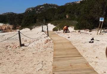 Continuano gli interventi del Parco alla Spiaggia Rosa! 