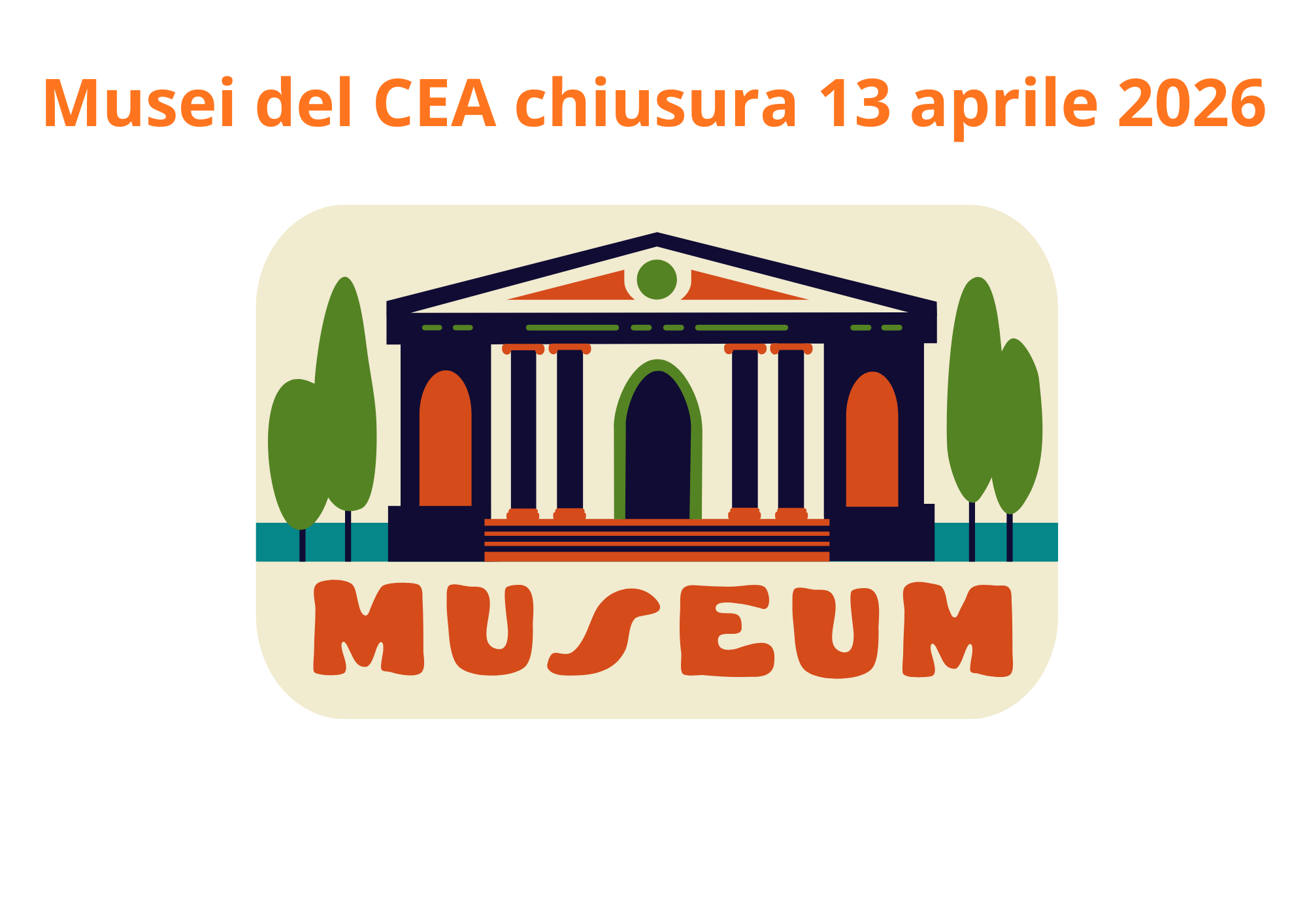 13/04/26: musei del Parco (CEA Stagnali) chiusi 