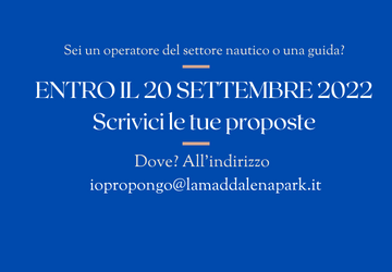 Entro il 20 settembre 2022 il Parco accoglie suggerimenti e proposte degli operatori economici